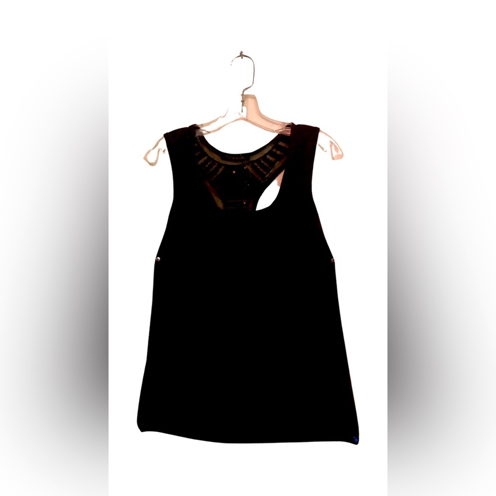 T- back studded tank top